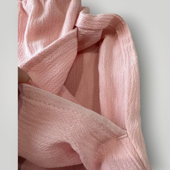 Women's Pink Wide-Leg Pants - Picture 5 of 11